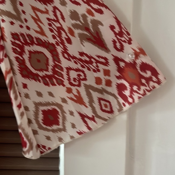 Mod Dress Ikat like print size small - Picture 5 of 6